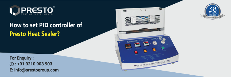 How to Set PID Controller of Presto Heat Sealer